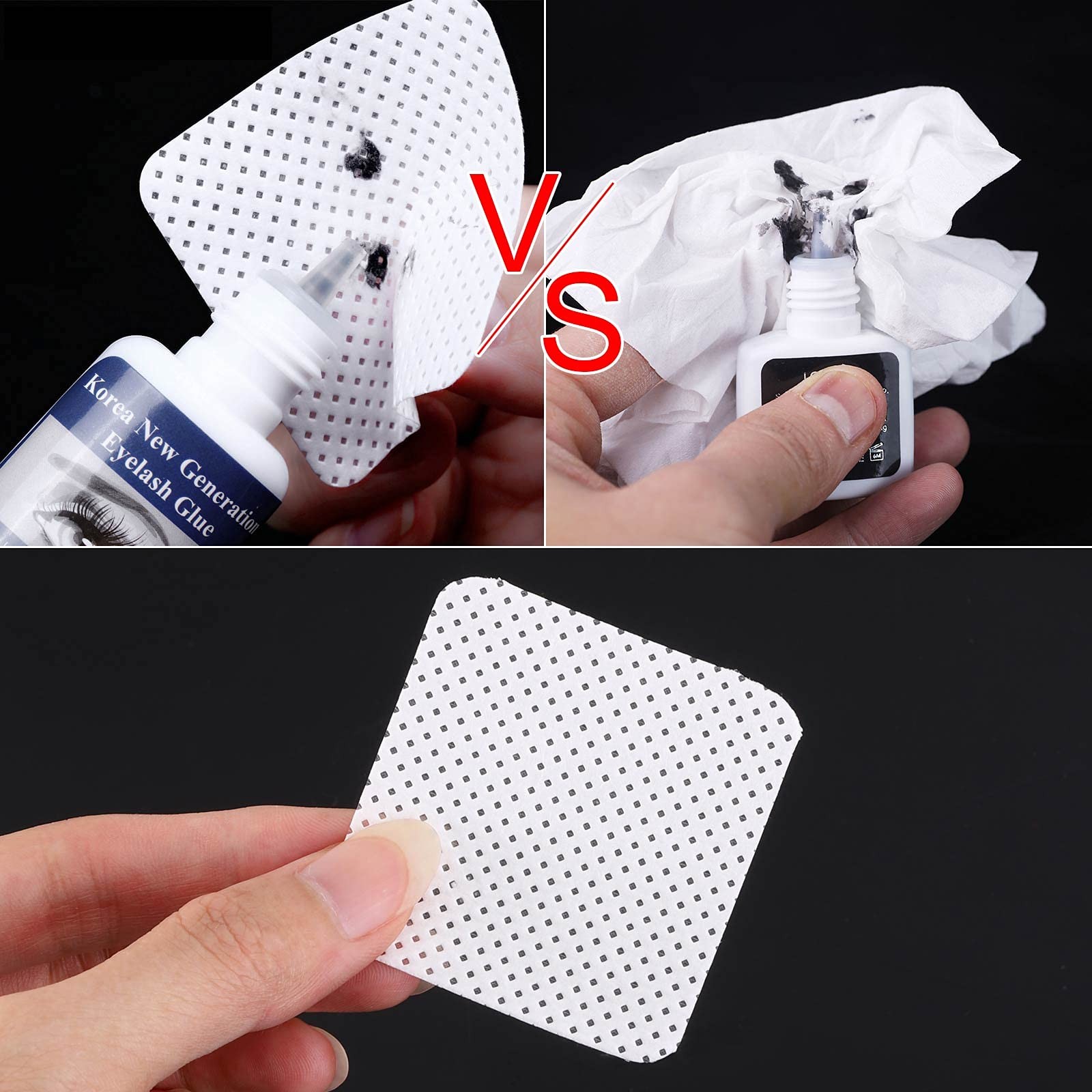 1000Pcs Nail Wipes Lint Free Gel 1000 Count (Pack of 1), 1000