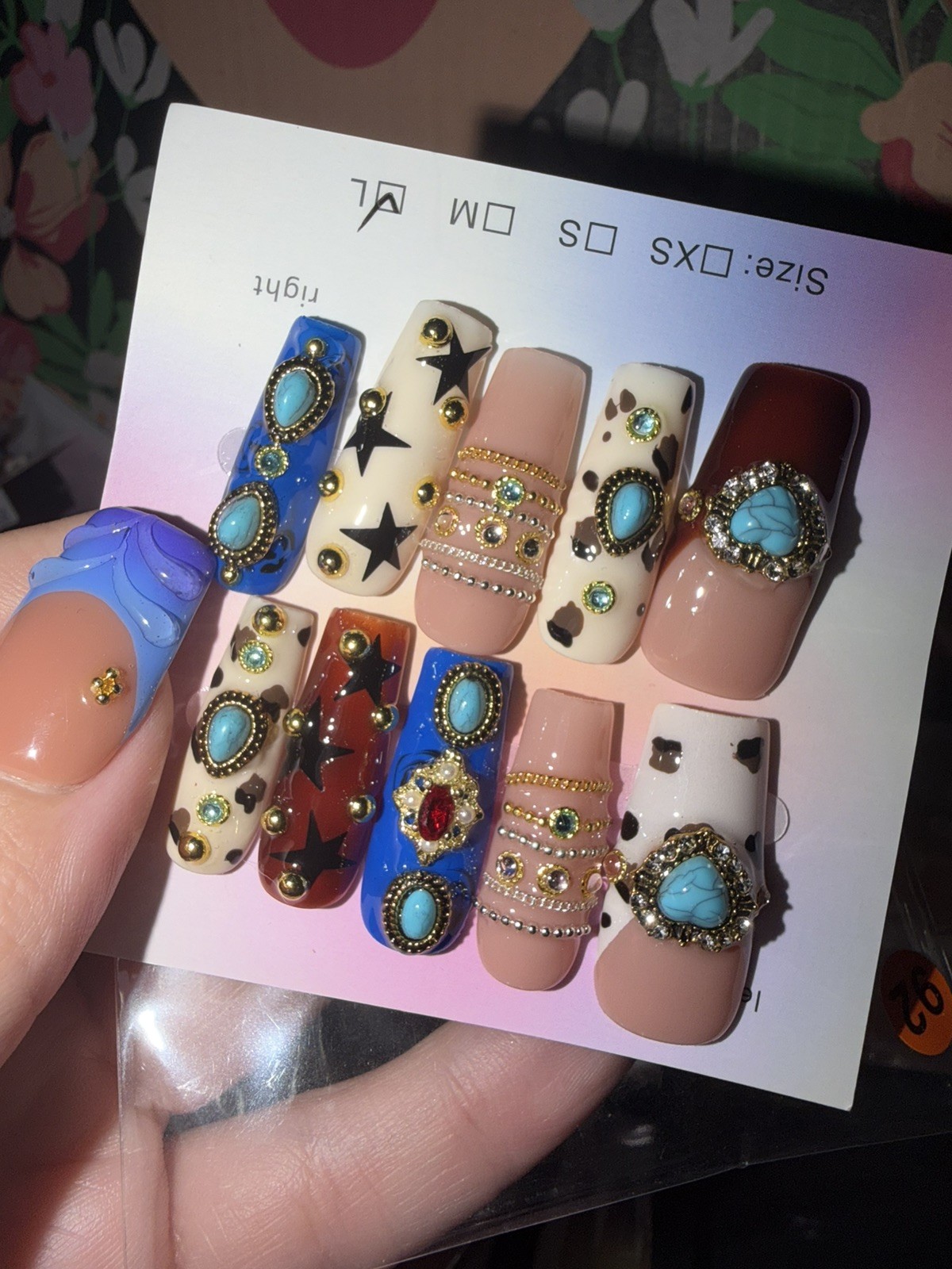 Western Press On Nails