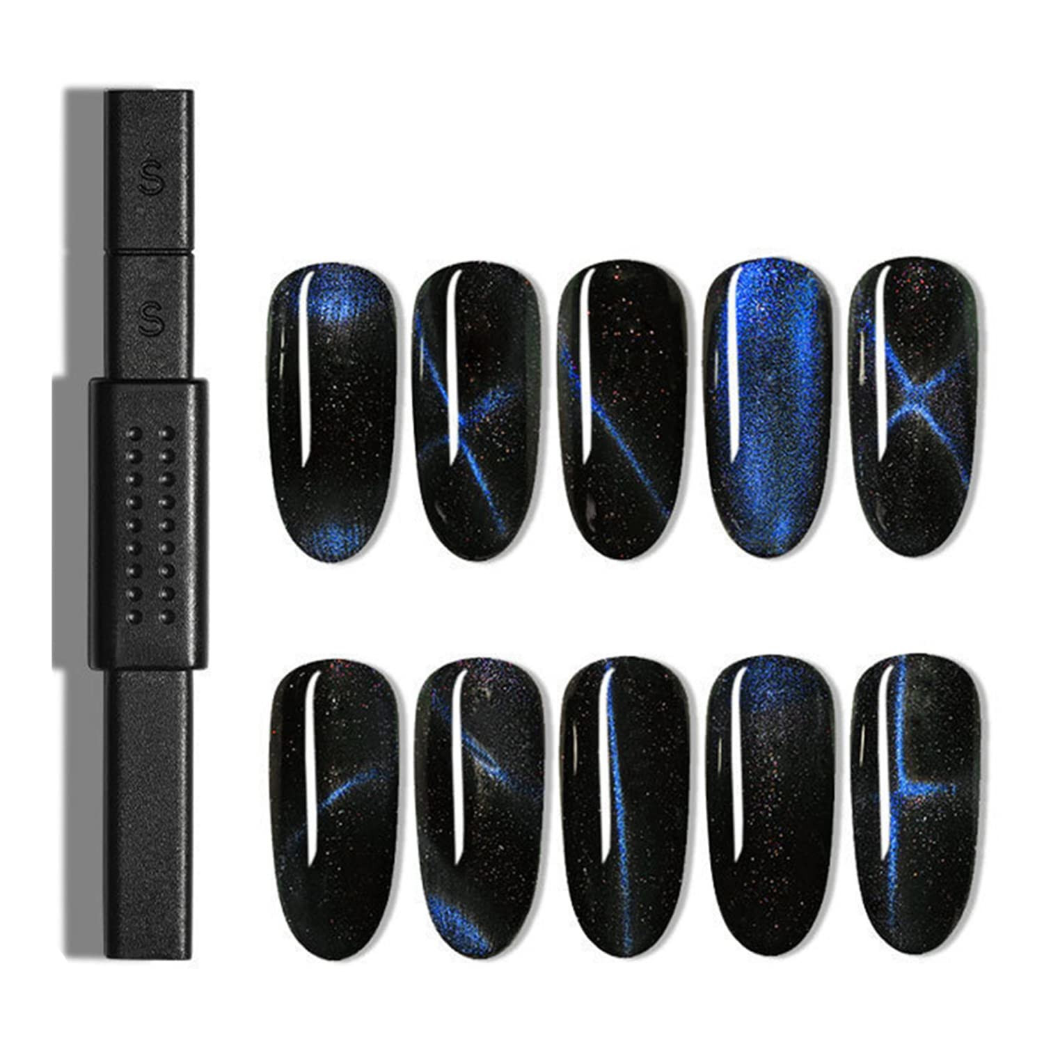 15Pcs Cat Eye Nail Magnets Pens for Cat Eye Nail Art Tools Gradient Design Cat E