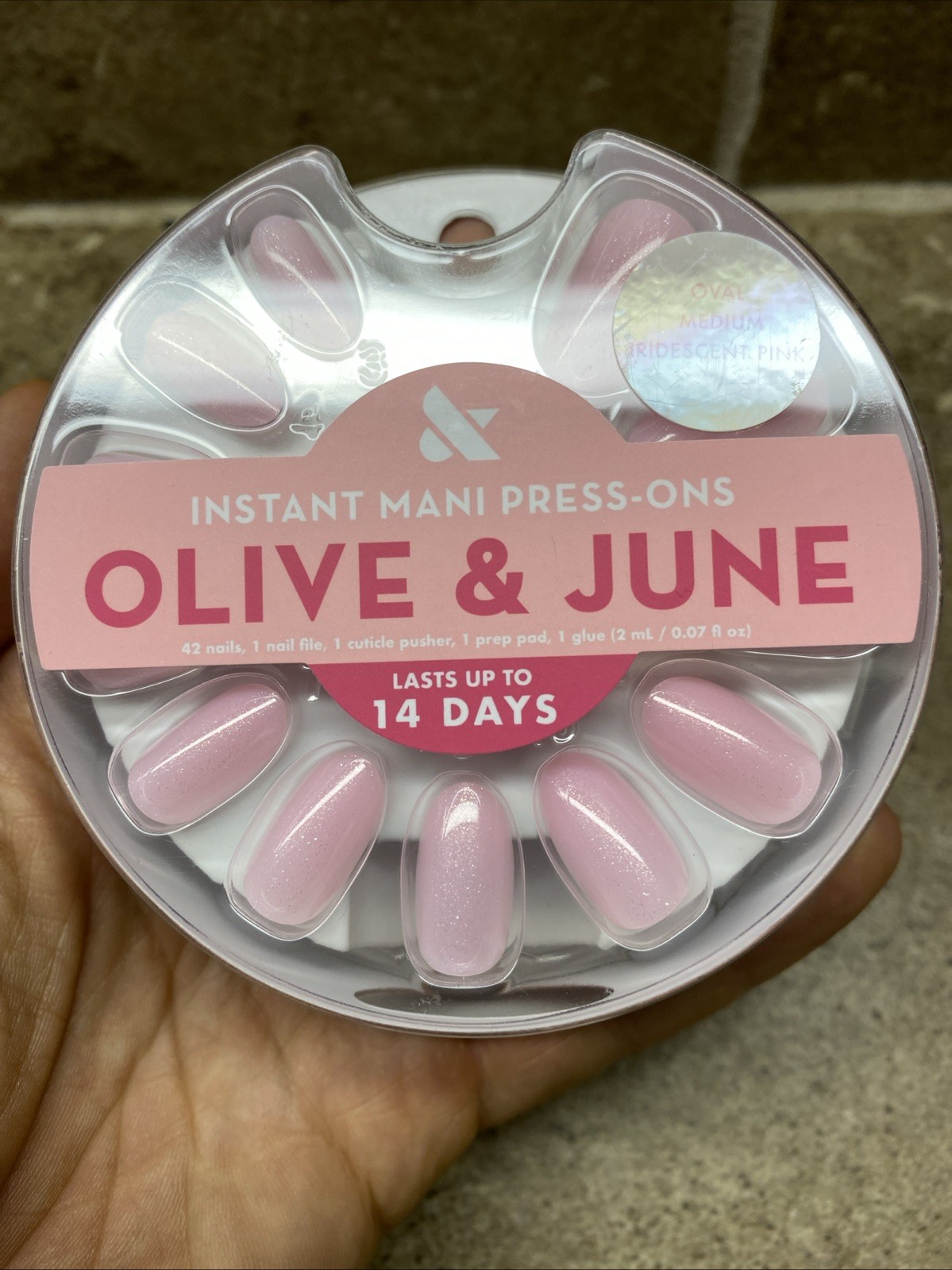 6 PACK Olive & June The Instant Mani Nails Medium Length Velvet