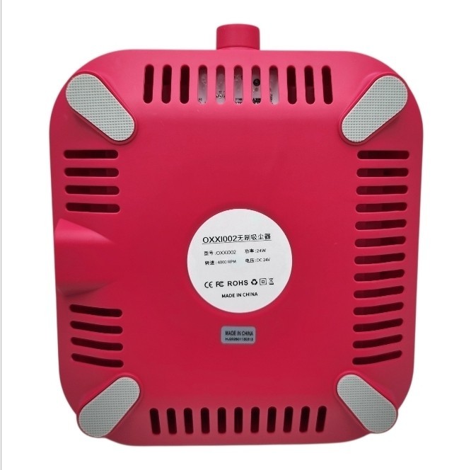 KmaxShip Nail Dust Collector 4500RPM Vacuum Strong Suction Salon Desktop Pink