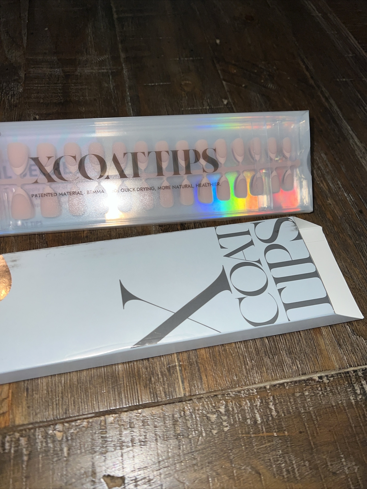 BTArtboxnails XCOATTIPS French Gel Nails Modern French Tip Press On Nails 160pc