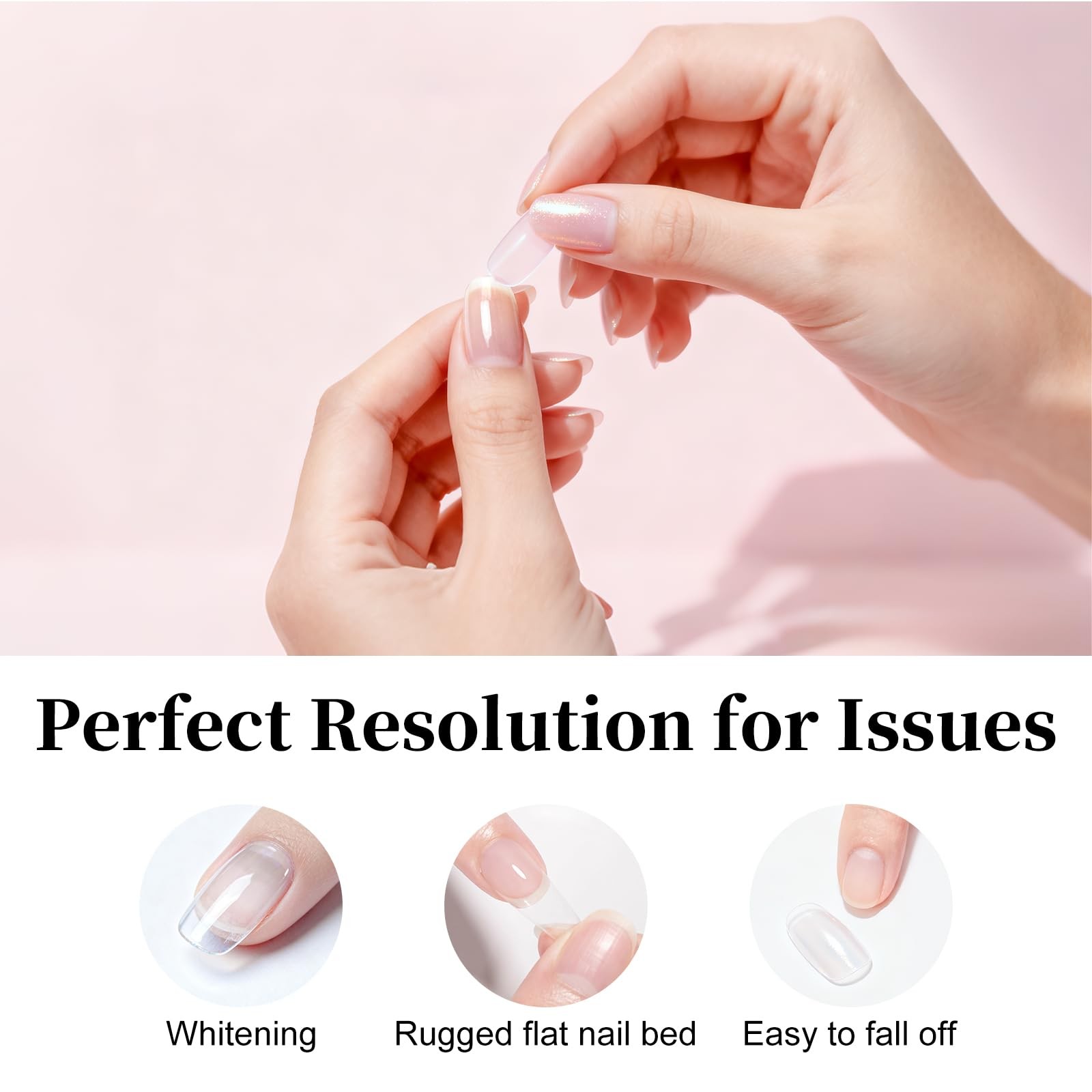 Nail Glue for Press On Nail Adhesive, Long Lasting Glue for False Nails & Tip…
