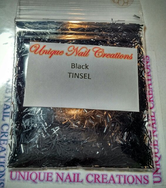 TINSEL~NEW COLORS ADDED~U CHOOSE~Nail•Acrylic•Gel•Body Art•Face•Festival•Crafts