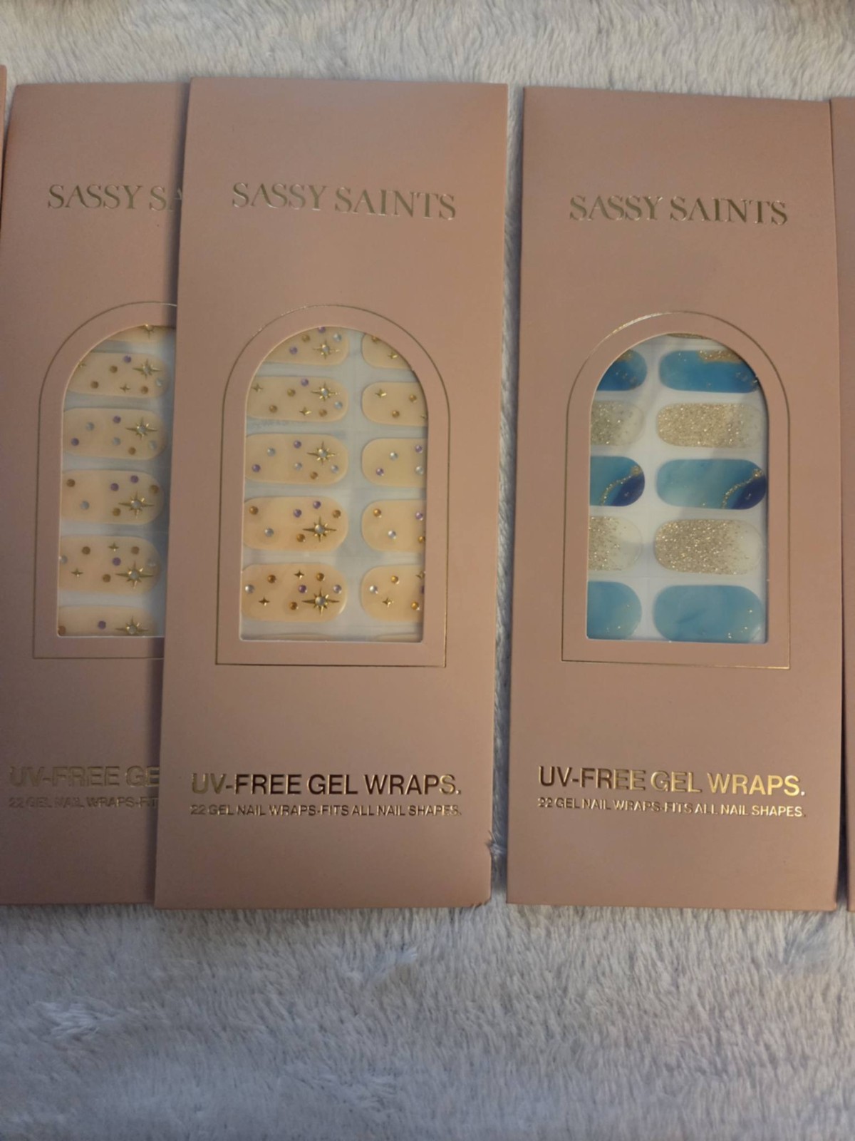 Sassy Saints Uv Free Gel Wraps Lot
