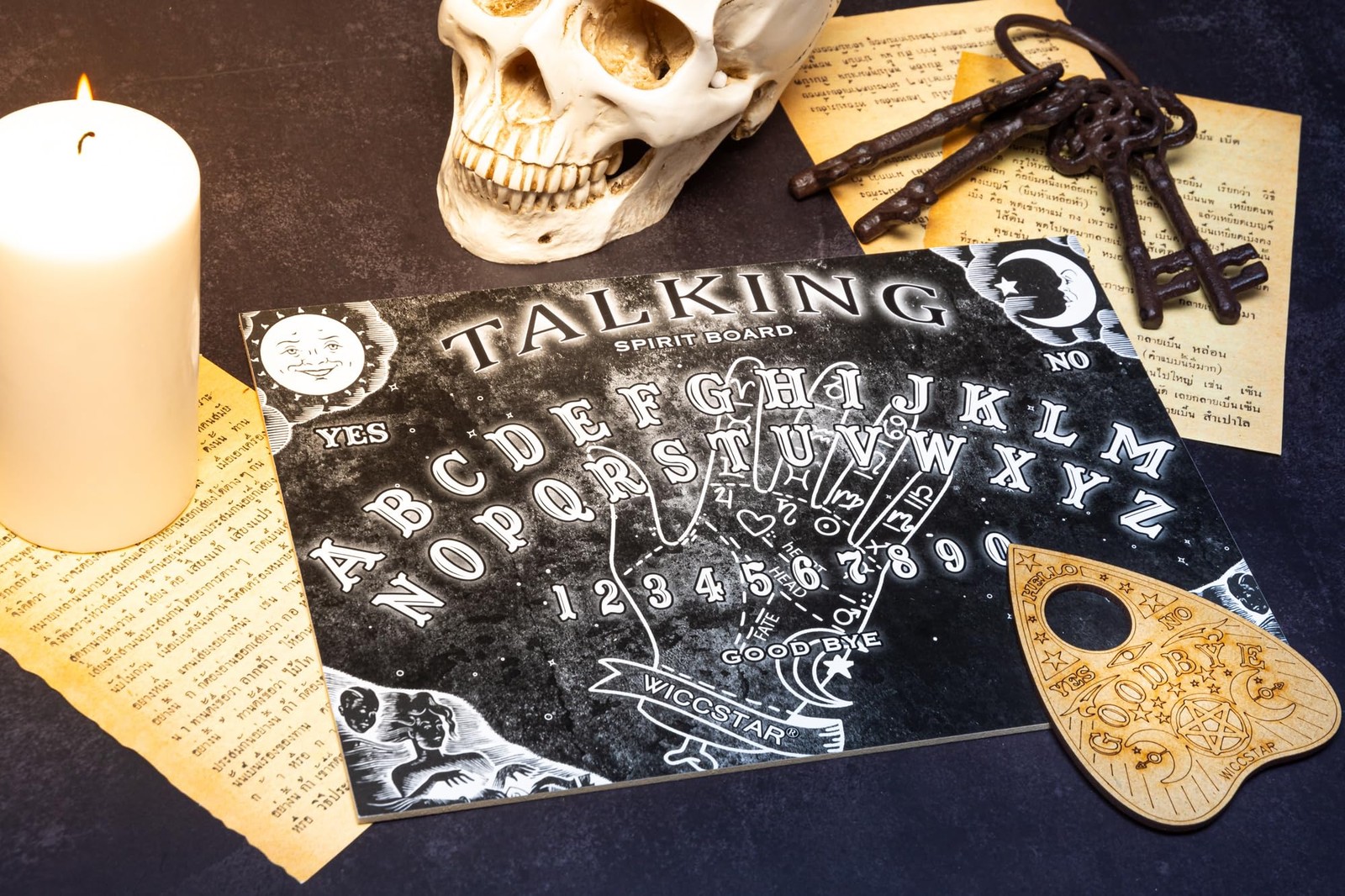 Black Spirit Board Game for Ghost Hunting with A4 Size – 12 x 9 Inches