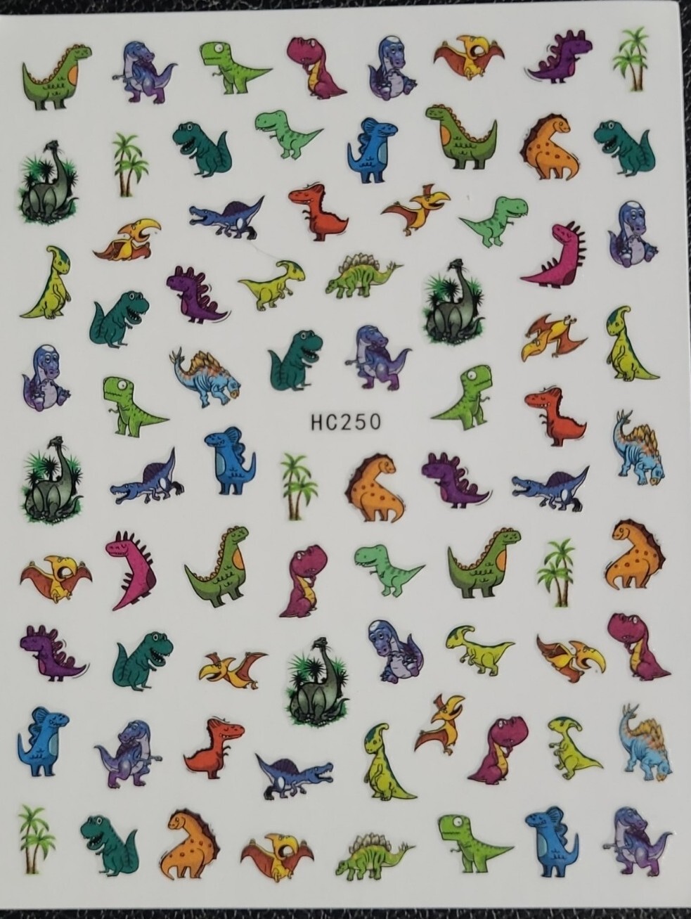 Dinosaurs Nail Sticker Decals