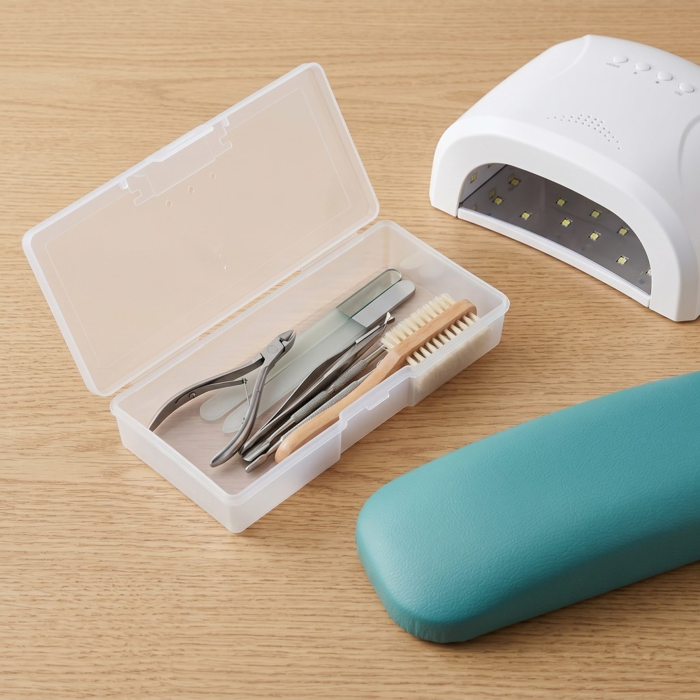 6 Pcs Portable Nail Tool Box Supplies Storage Case Implement Boxes