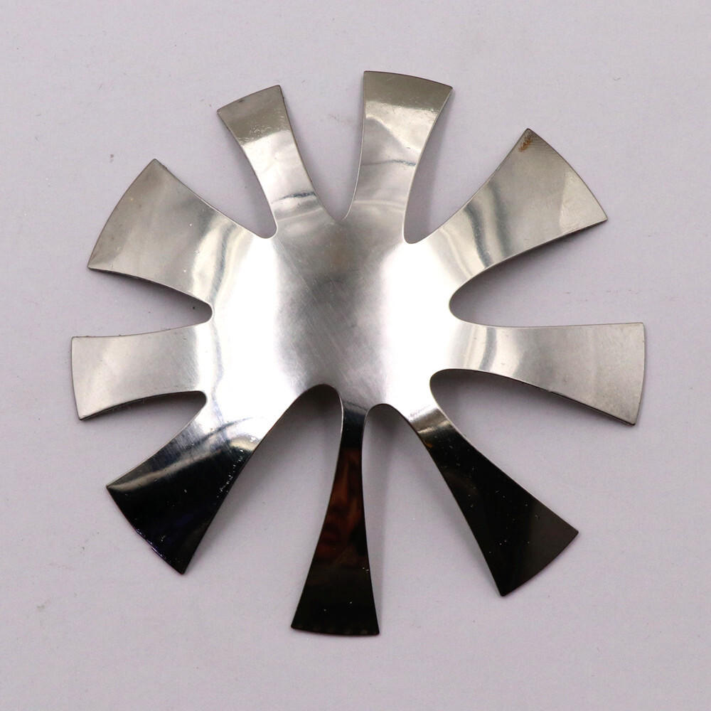 9 Sizes V-Shaped Triangle Nail Cutter French Manicure Nail Deep Steel Plate Tool