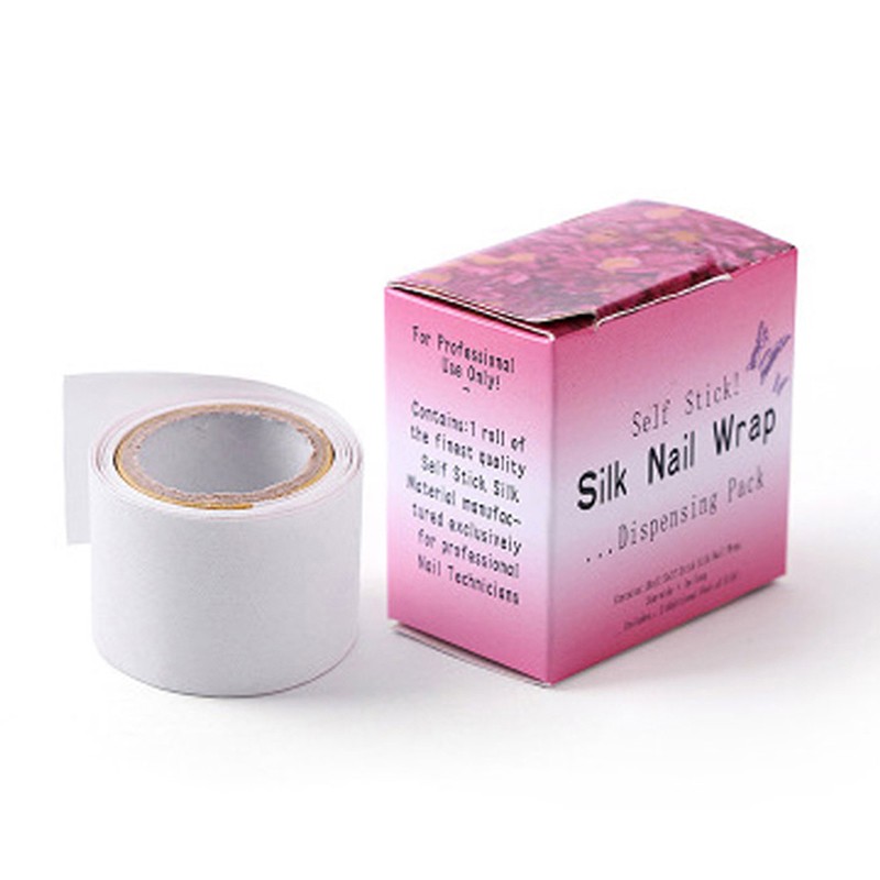 1 Roll Repair Nail Fiberglass Silk UV Gel Building Fiber French Manicure ToNN