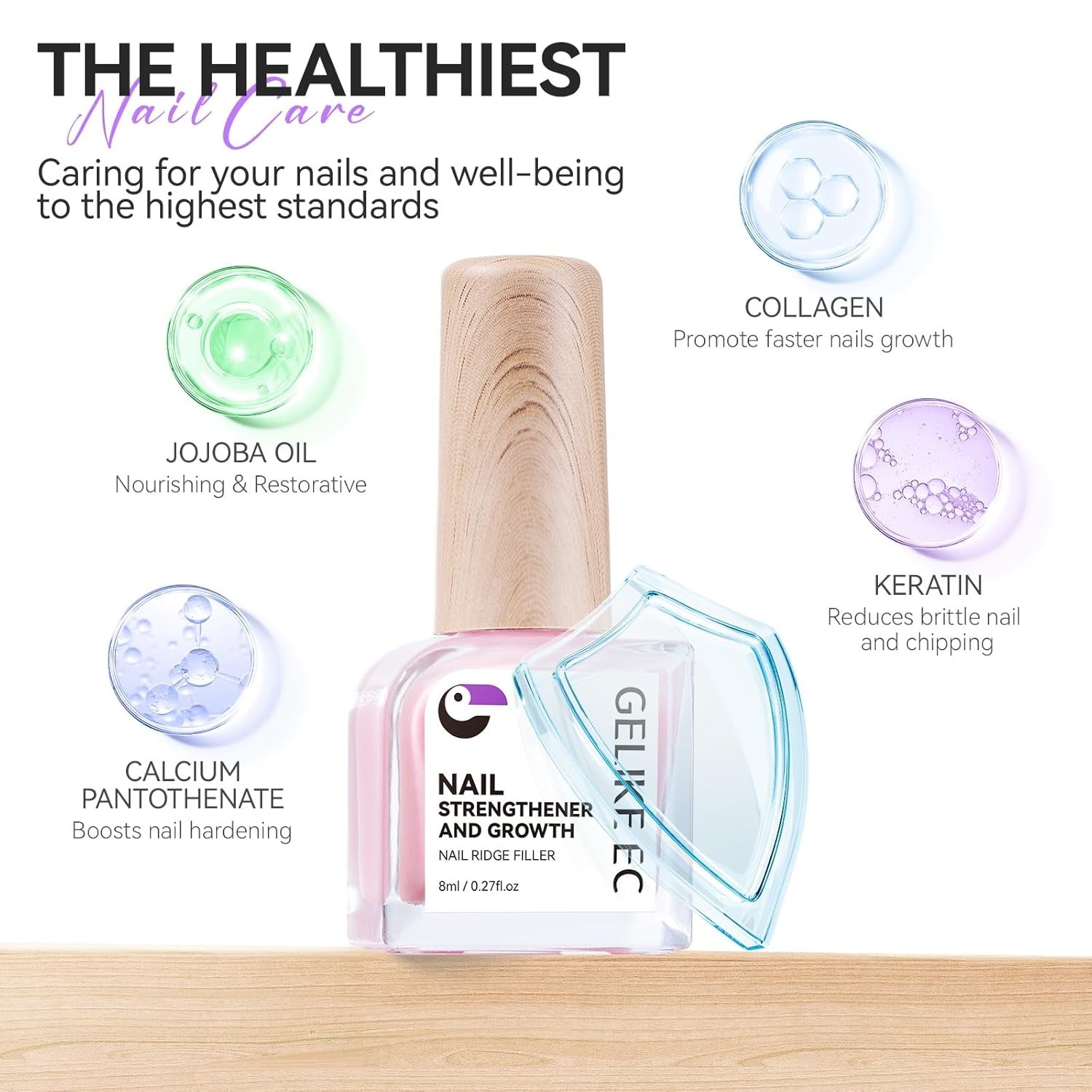 Transform Thin Nails with 8 in 1 Ridge Filler – Protein-Packed Growth Formula