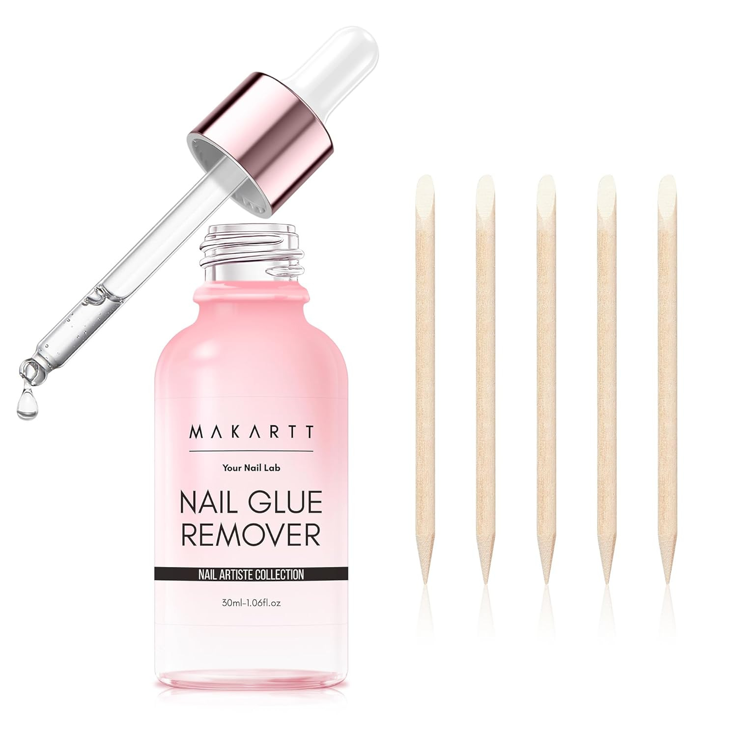 Quick Nail Glue for Press on Nails: Acrylic Nail Tips-Fake Nails-Salon Quality S