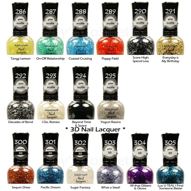54 KLEANCOLOR Nail Lacquer (polish) ” Pick Your 54 Color” *Joy’s cosmetics*