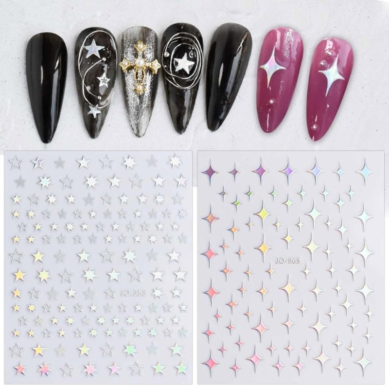 12pcs Colorful Nail Wraps Offering Comfort and Styles Manicure For Any Event