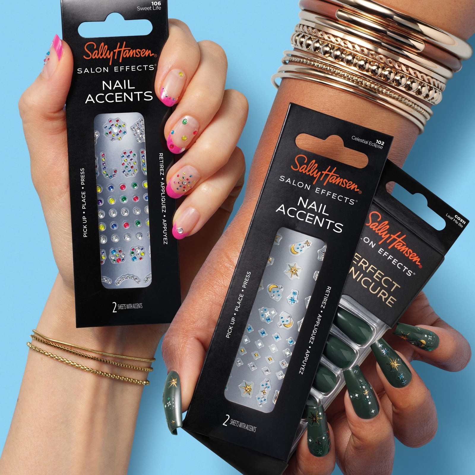 Sally Hansen Salon Effects Nail Accents, Princess Cut