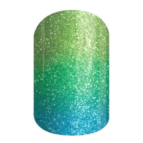Jamberry Nail Wraps ~ HALF SHEET ~ ATLANTIS Rare Summer Mermaid Sparkle Ombre