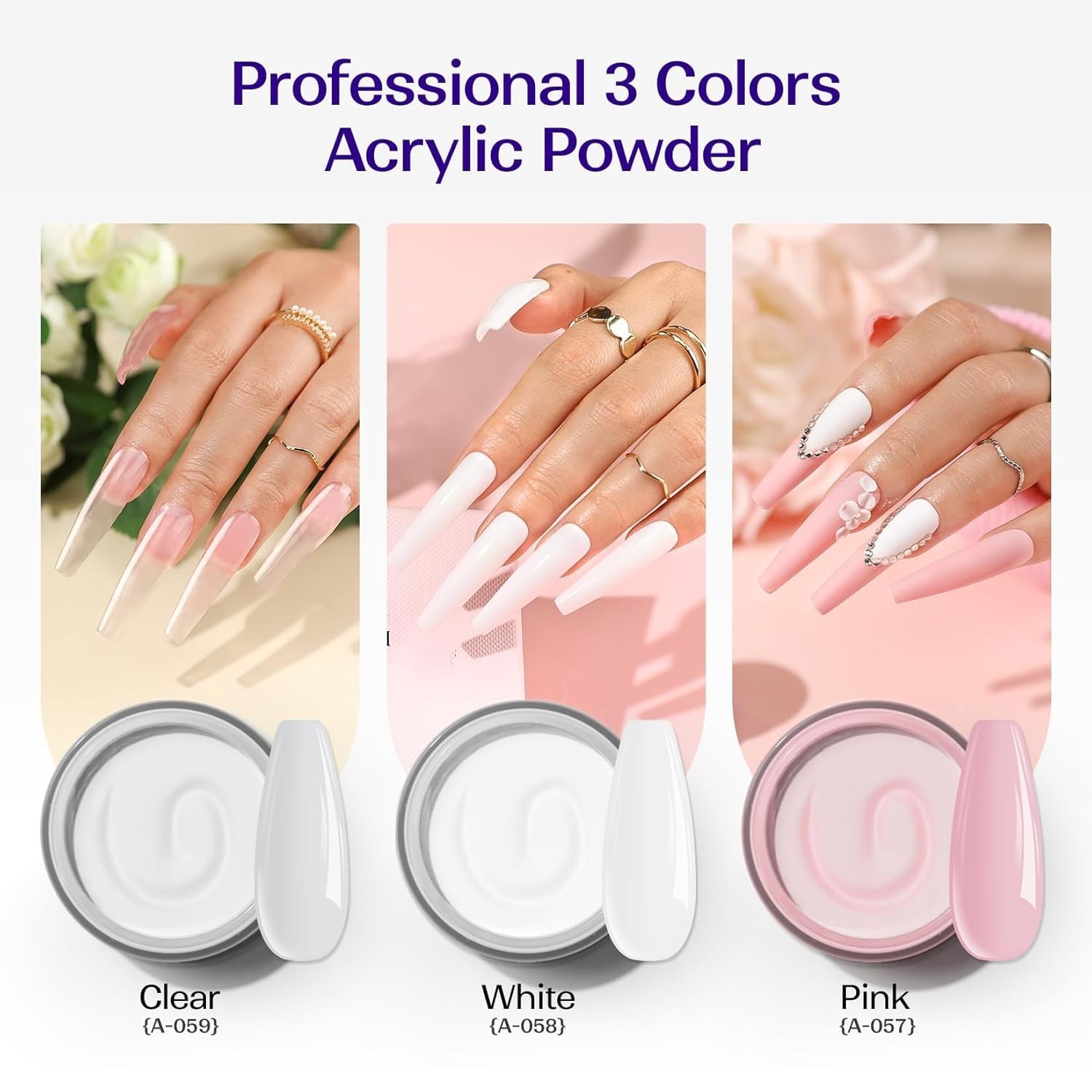 Kit De Uñas Unas Acrilicas Con Deshidratador De Preparacion Y Base Kit De Polvo