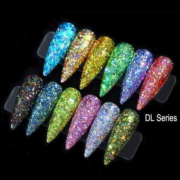 CHUNKY GLITTER MIXED HOLOGRAPHIC MIX Face Body Cosmetic Sequins Sparkly Nail Art
