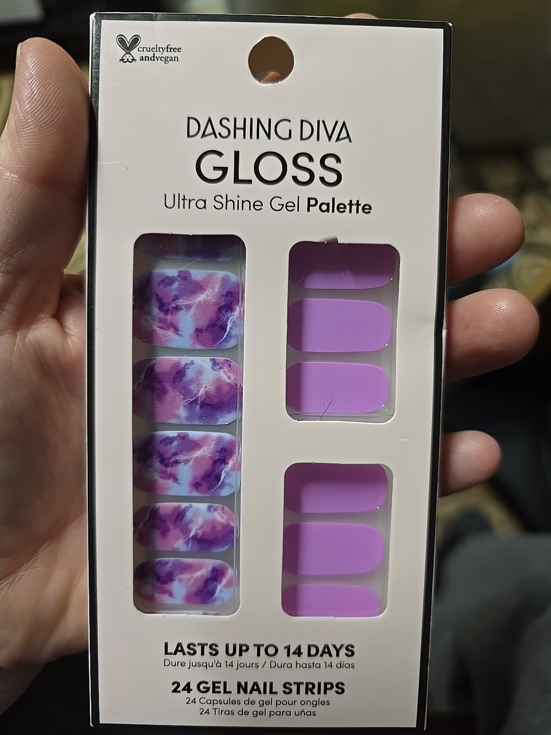 Dashing Diva Gloss Ultra Shine Gel Palette MGS70 Summer Mist 24 ct Nail Strips