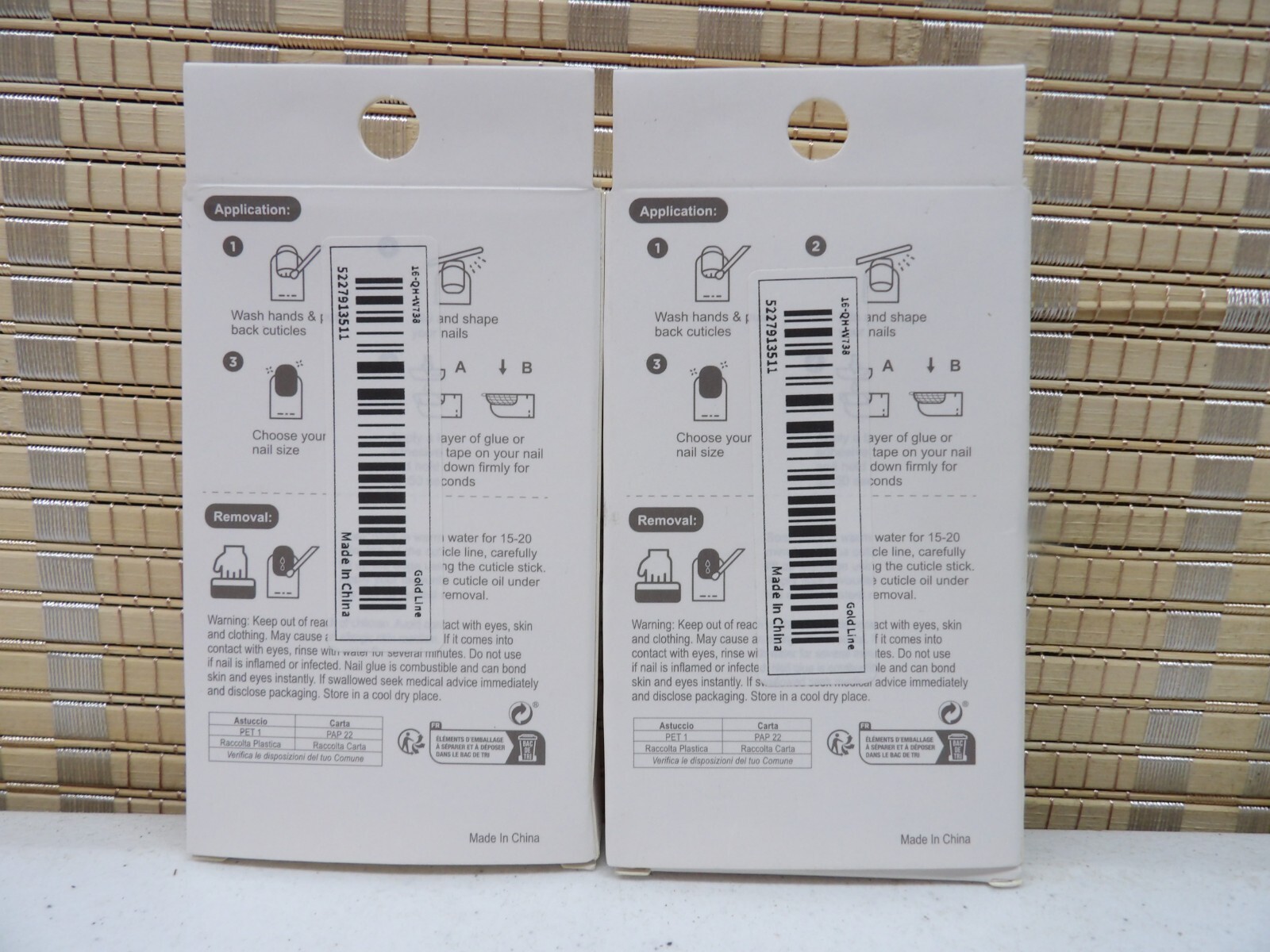 False Nails One Minute Nail Tip Lot Of (2) packs of 24 Each