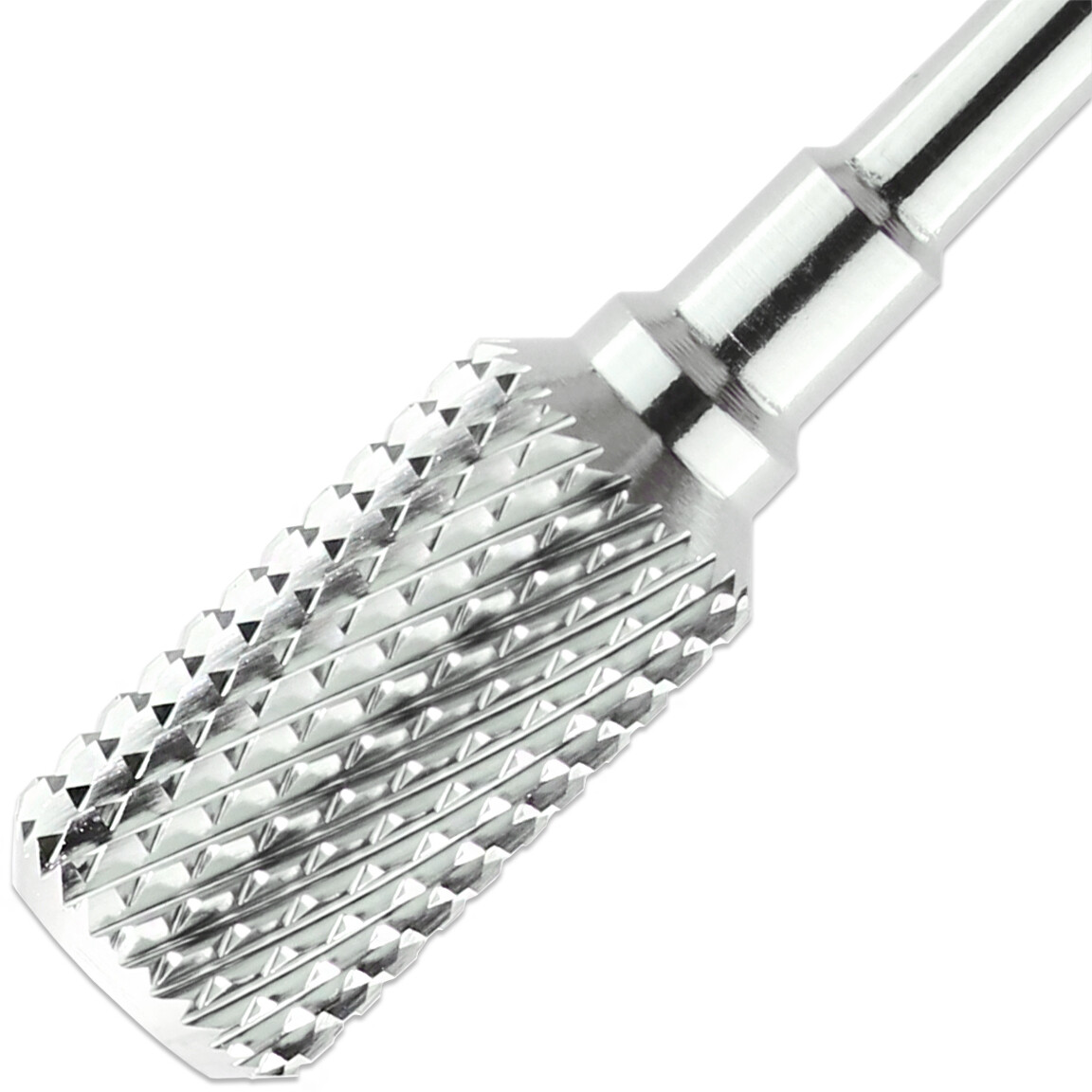 High Quality Silver Cylindrical CARBIDE Bit 3/32 Electric DRILL Nail Art