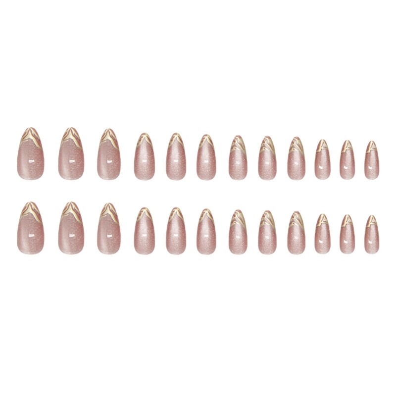 Cats Eye Press on Nail Artificial Acrylic Nail on Nail Full Cover Fake Nai