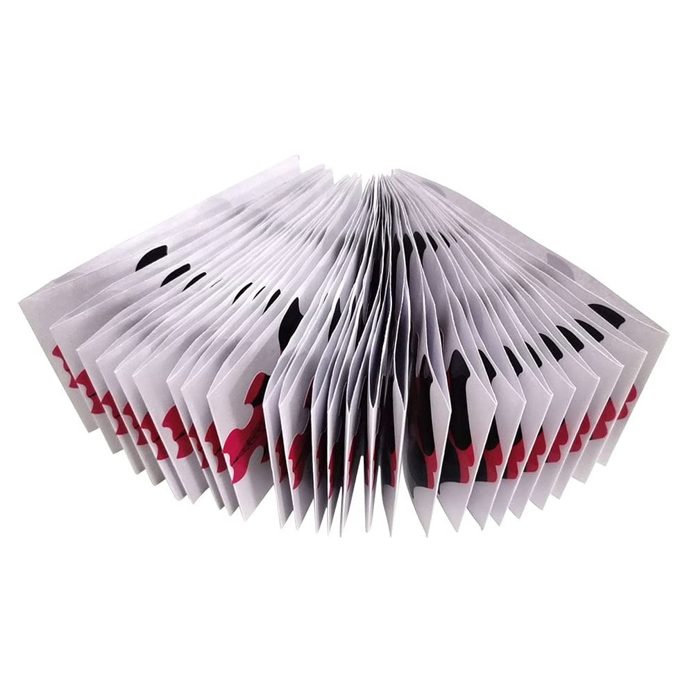 VNC 200 Pcs Nail Form Guide Stickers Goldfish Shaped Nail Extension Tips -Adh…