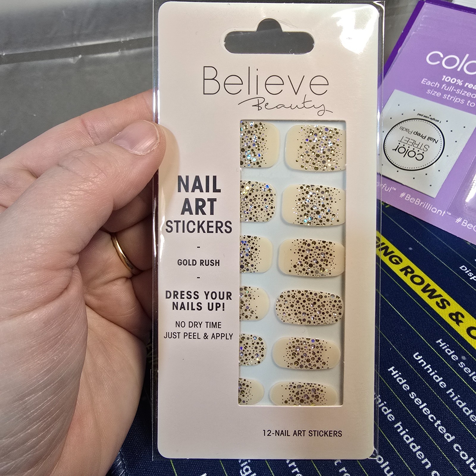 Believe Beauty Nail Art Stickers 12ct Packs New Sealed You Choose Style