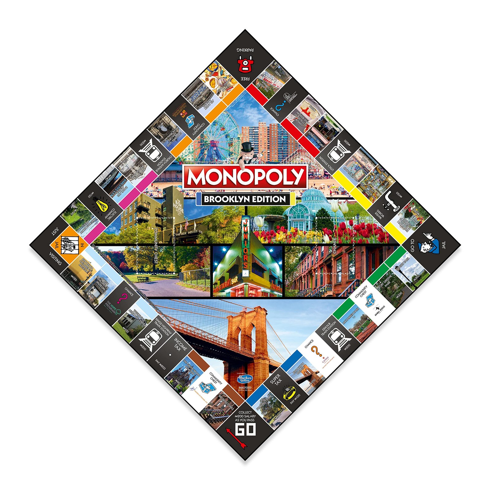 Monopoly Board Game Brooklyn Edition: 2-6 Players Family One Size, Multi