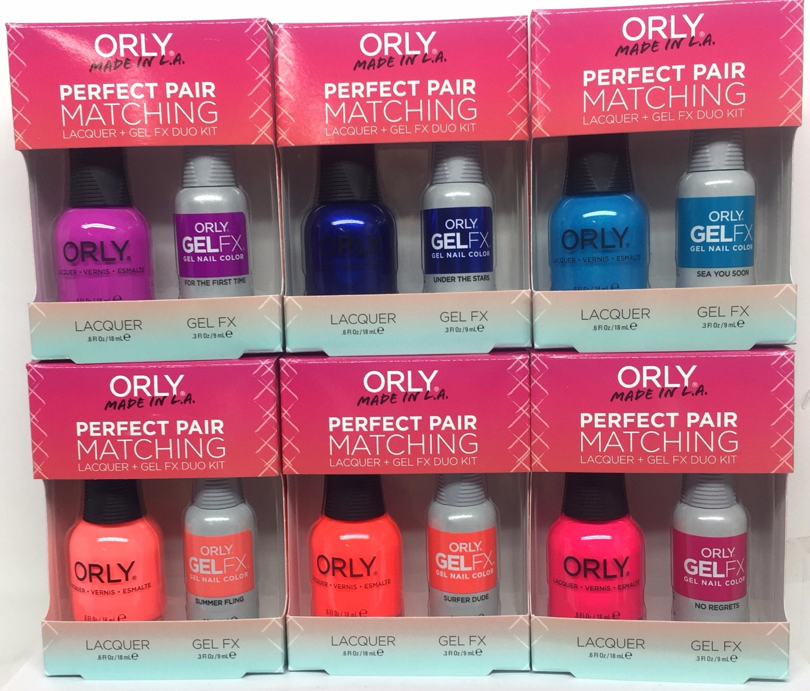 Orly Perfect Pair (Gelfx + NL) – Series 2 – Choose Any Duo