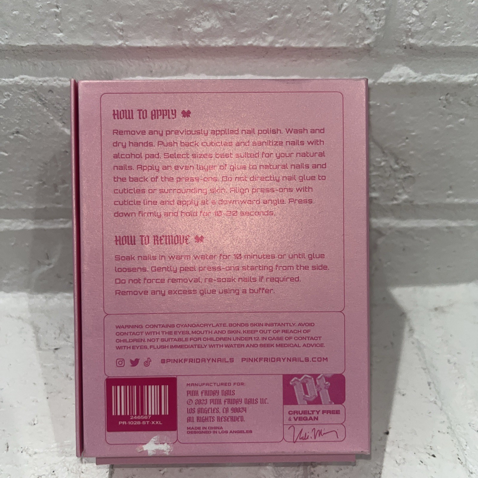 Pink Friday Nails Nicki Minaj Press On— Stiletto XXL