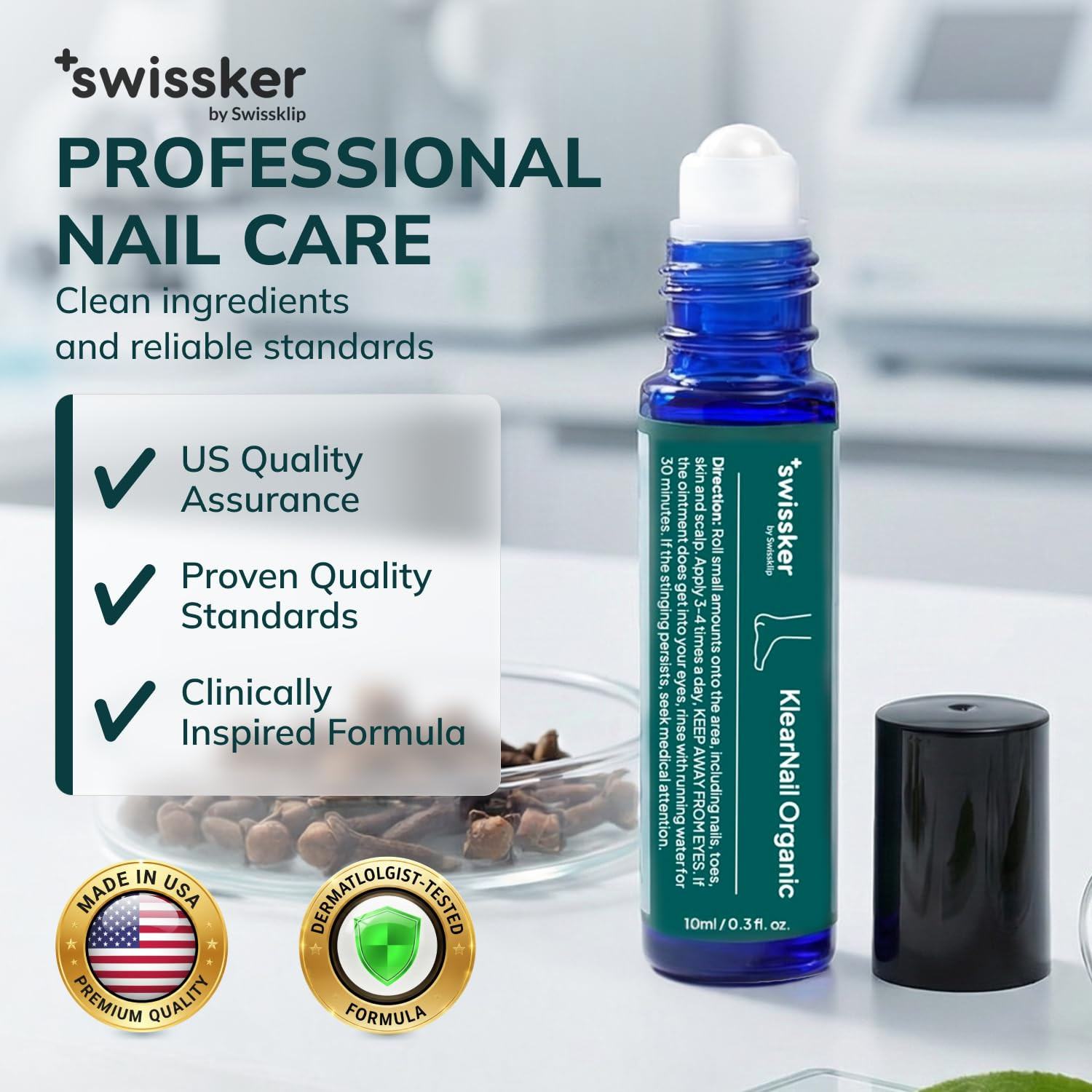 Swissklip Klearnail Toenail Stick | Medi-Care Treatment | Natural Solution for H
