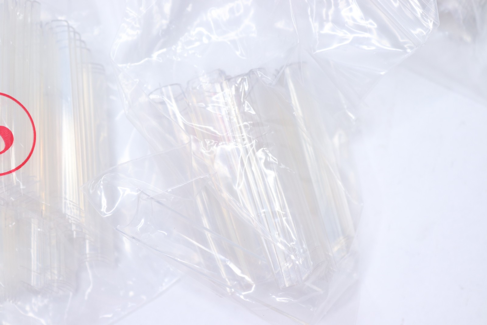(504-Pk) Ohlove False Extra Long Nail Tips Acrylic Clear XXL