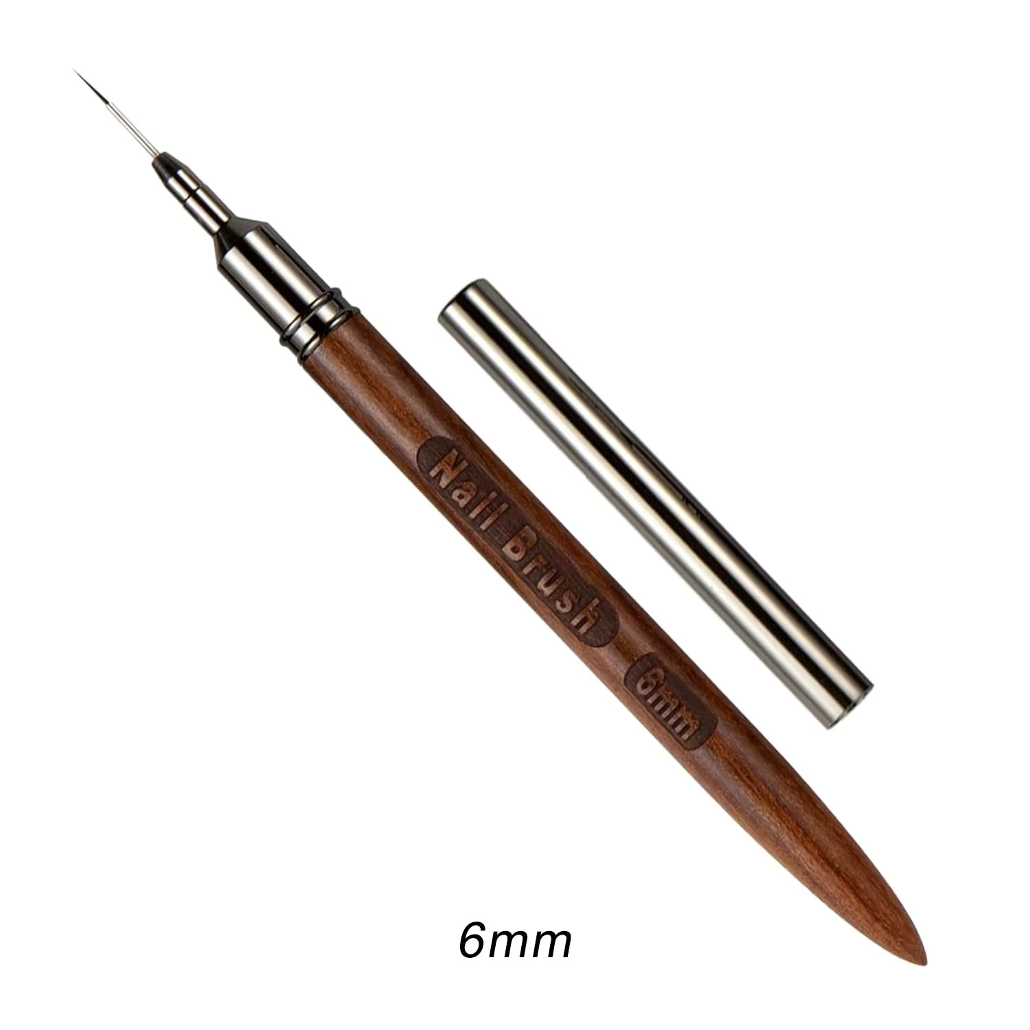 Wooden Nail Art Liner Brushes for Fine Detail Nail Design Painting
