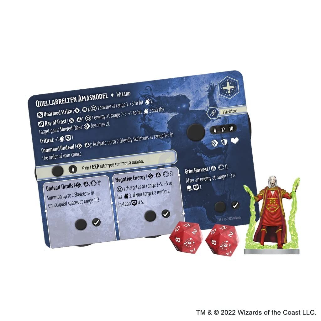 Dungeons & Dragons Onslaught: Red Wizards Faction Pack 28mm to 32mm,