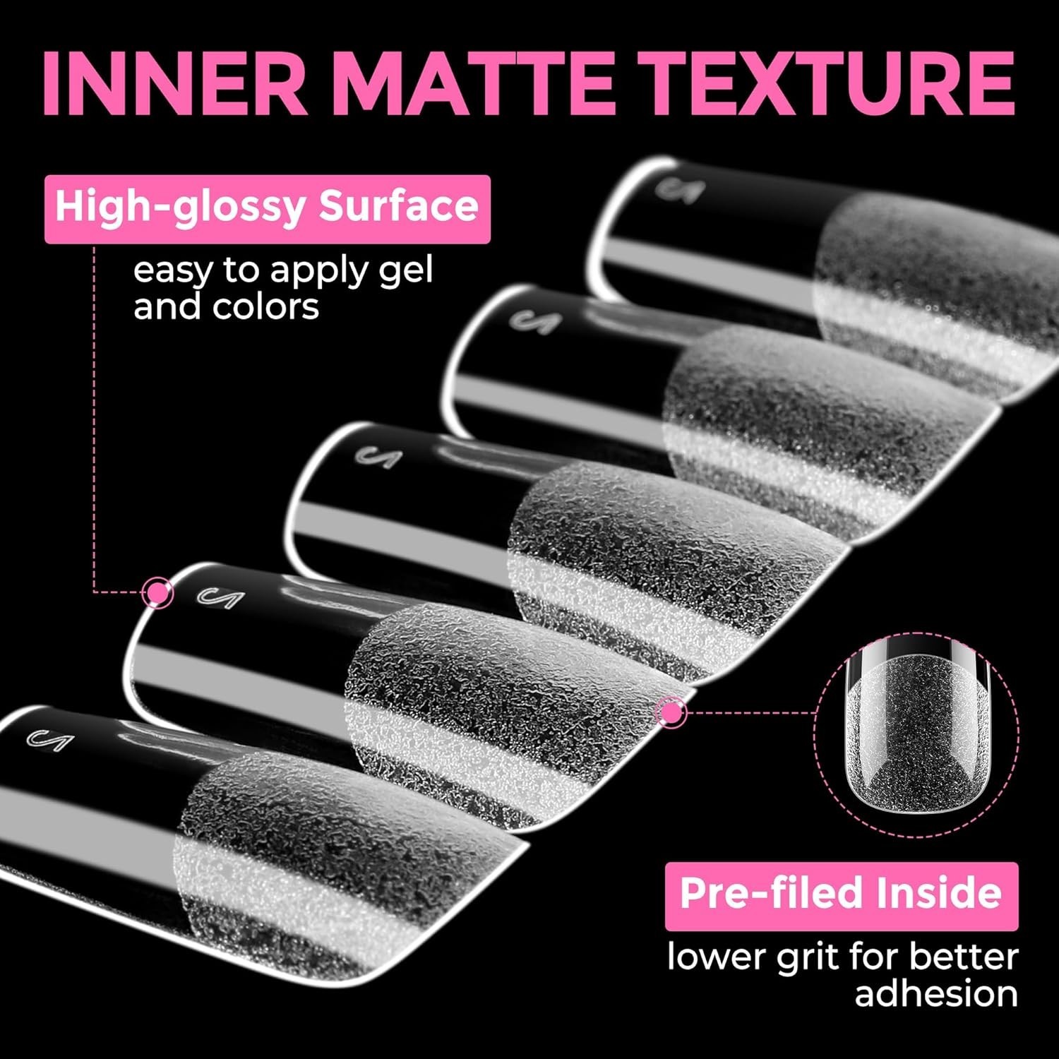 Long-Lasting Clear Square Nail Tips – 216pcs for Effortless Acrylic Extensions