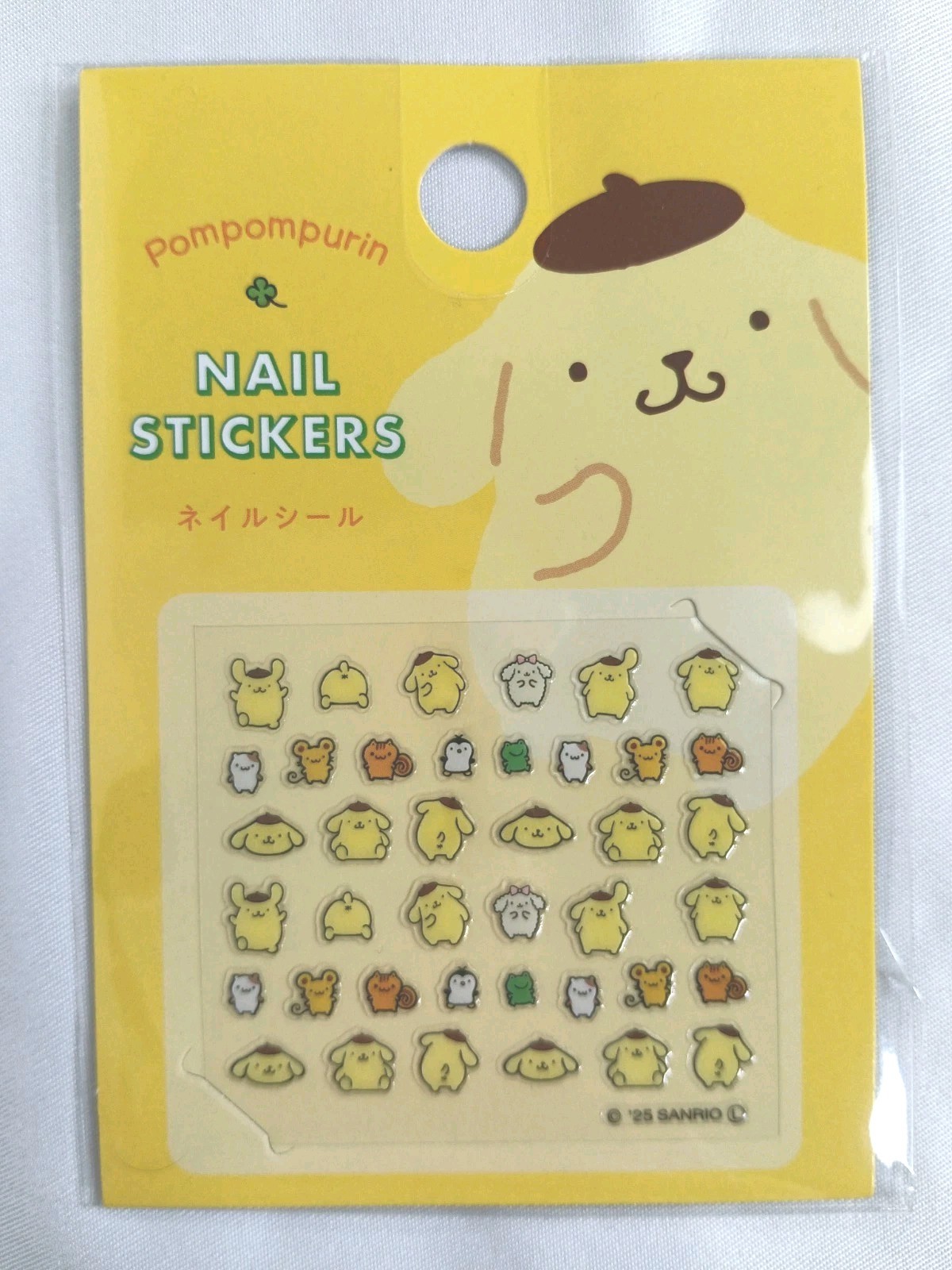 Sanrio Hello Kitty Nail Stickers Apple Ribbon Kawaii Japan