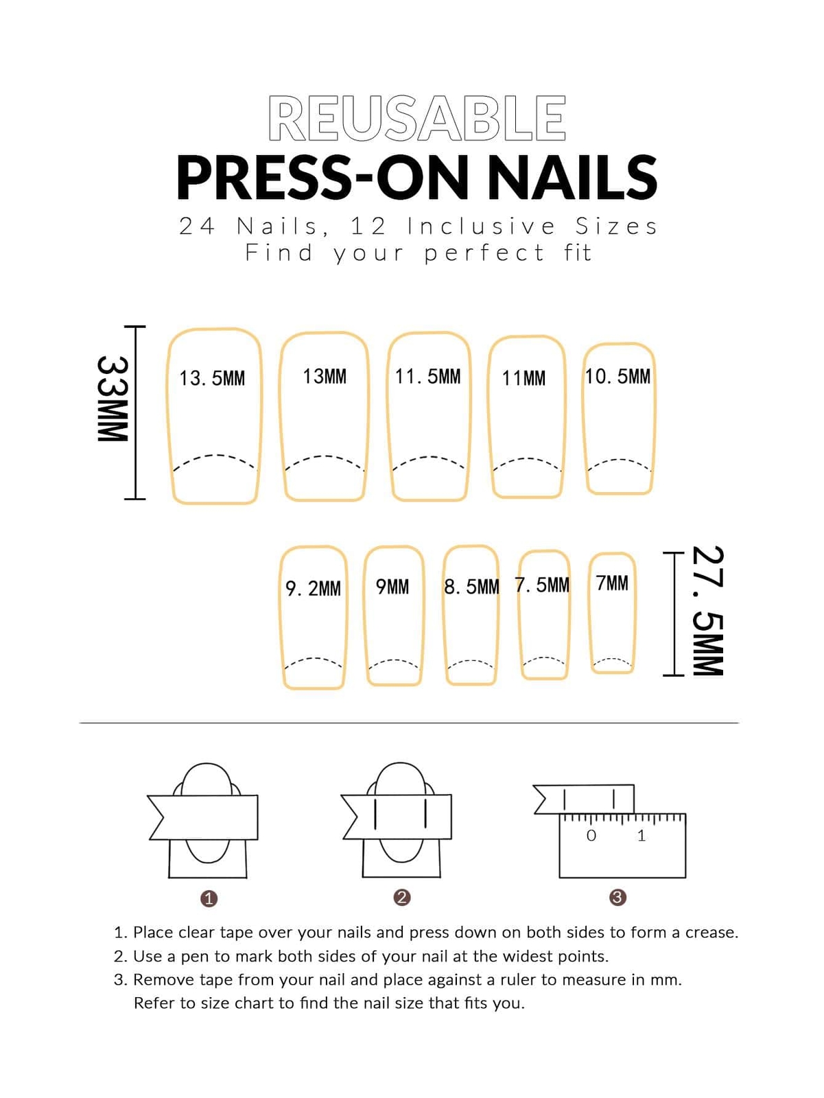 24pcs/set Long Coffin French Purple Floral Fake Nails False Nails Press On Nails