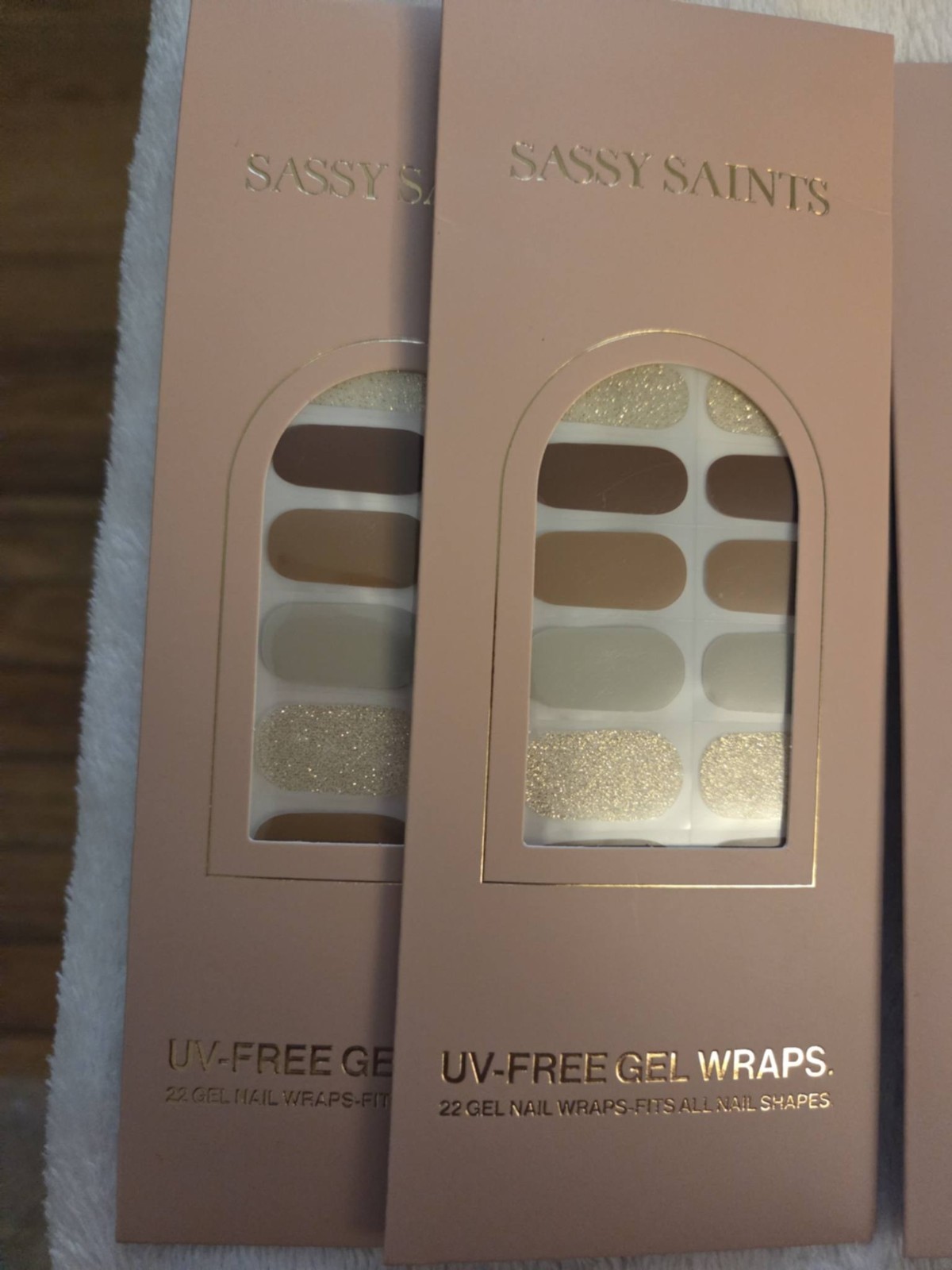 Sassy Saints Uv Free Gel Wraps Lot