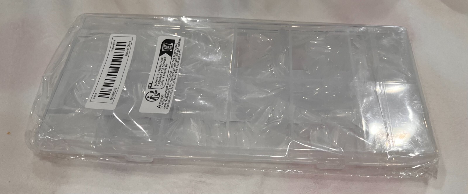 New 600PCS/Box Extra Long Full Cover Clear Oval Nails w/Soft Gel Tips 12 Sizes