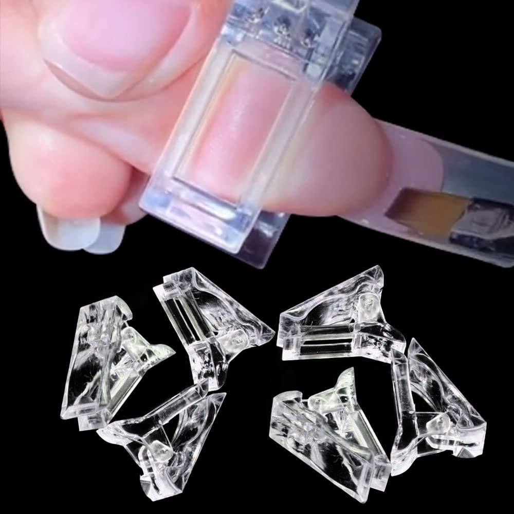 10Pcs Nail Tips Clip for Quick Building Polygel nail forms Nail clips for pol…