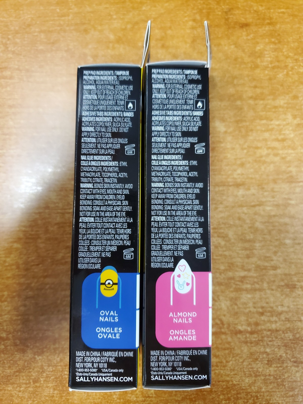 2 Pk: Sally Hansen x Despicable Me 4 Perfect Mani Press On Nails (7425/7432) D3