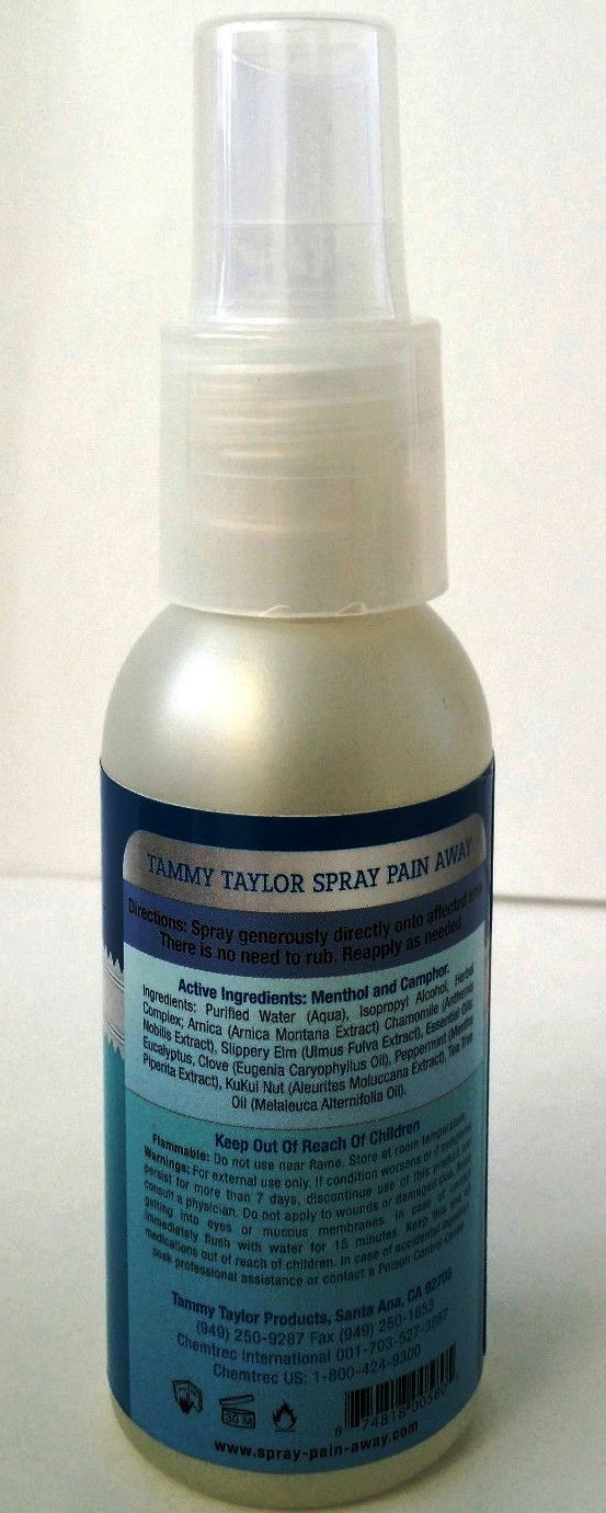 Tammy Taylor Spray Pain Away – 3oz/88.7ml