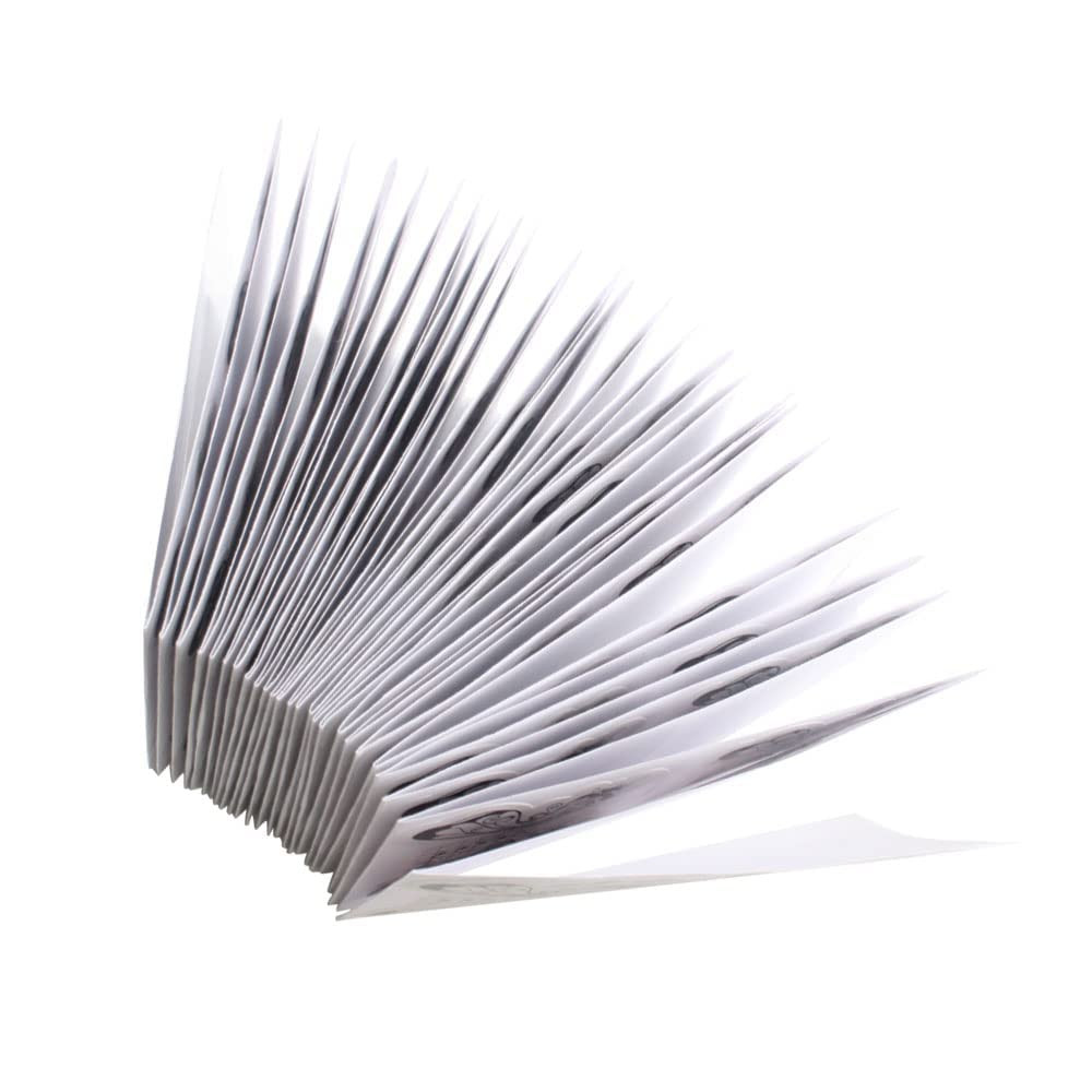 200 Pcs Nail Form Guide Acrylic Tip Extension Forms Black and White Color