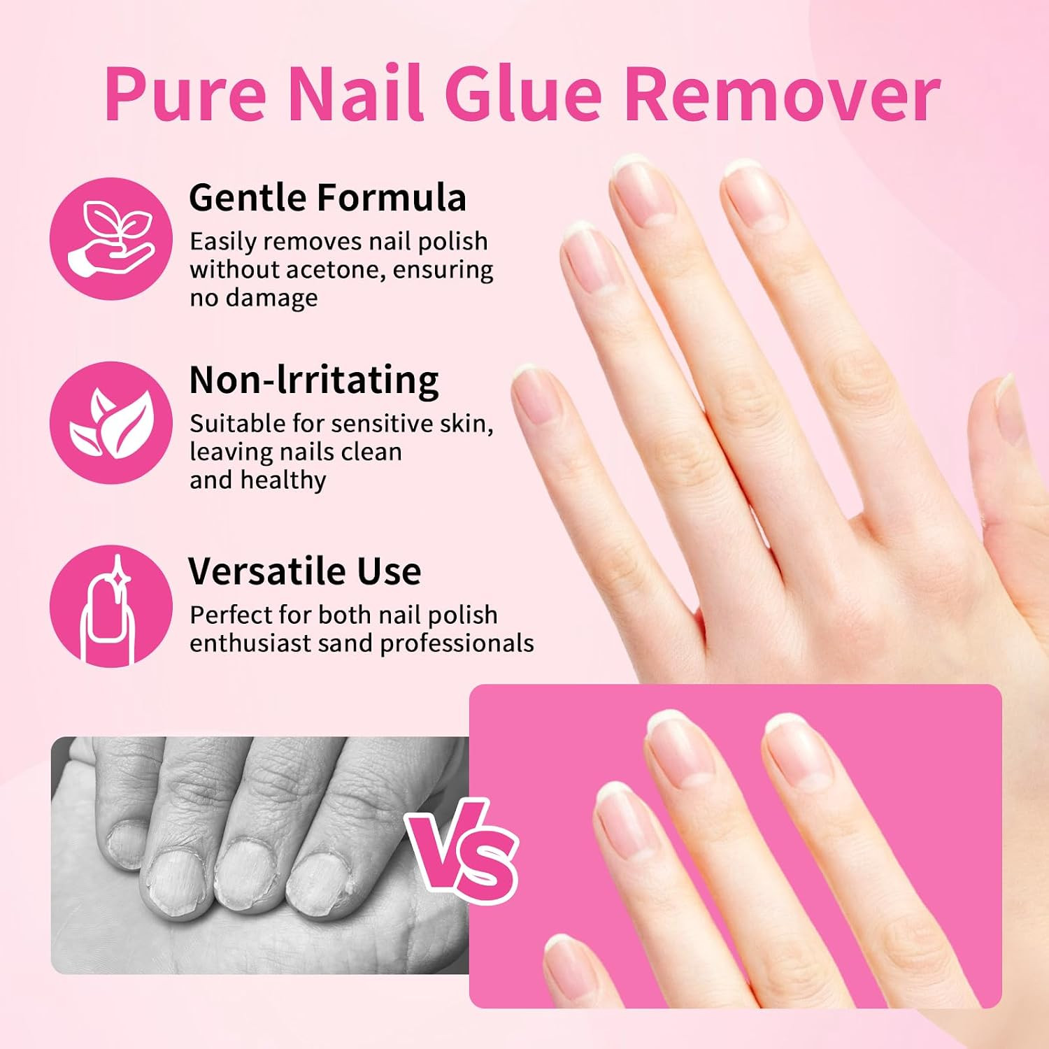 10G Semi Nail Glue for Press on Nails, Super Strong | Quick Drying | Long Lastin