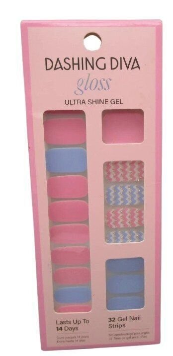 Dashing Diva Poppin’ Pastels Gloss Ultra Shine Gel Press On Nail Strips