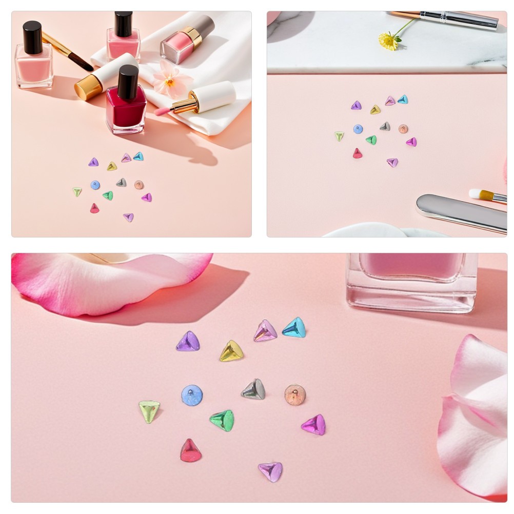 4 Boxes Halloween Nail Charms Nails Jewelry Art Decoration Party Hardware