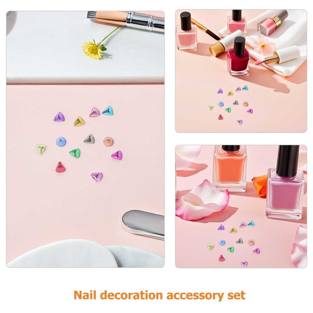 4 Boxes Halloween Nail Charms Nails Jewelry Art Decoration Party Hardware