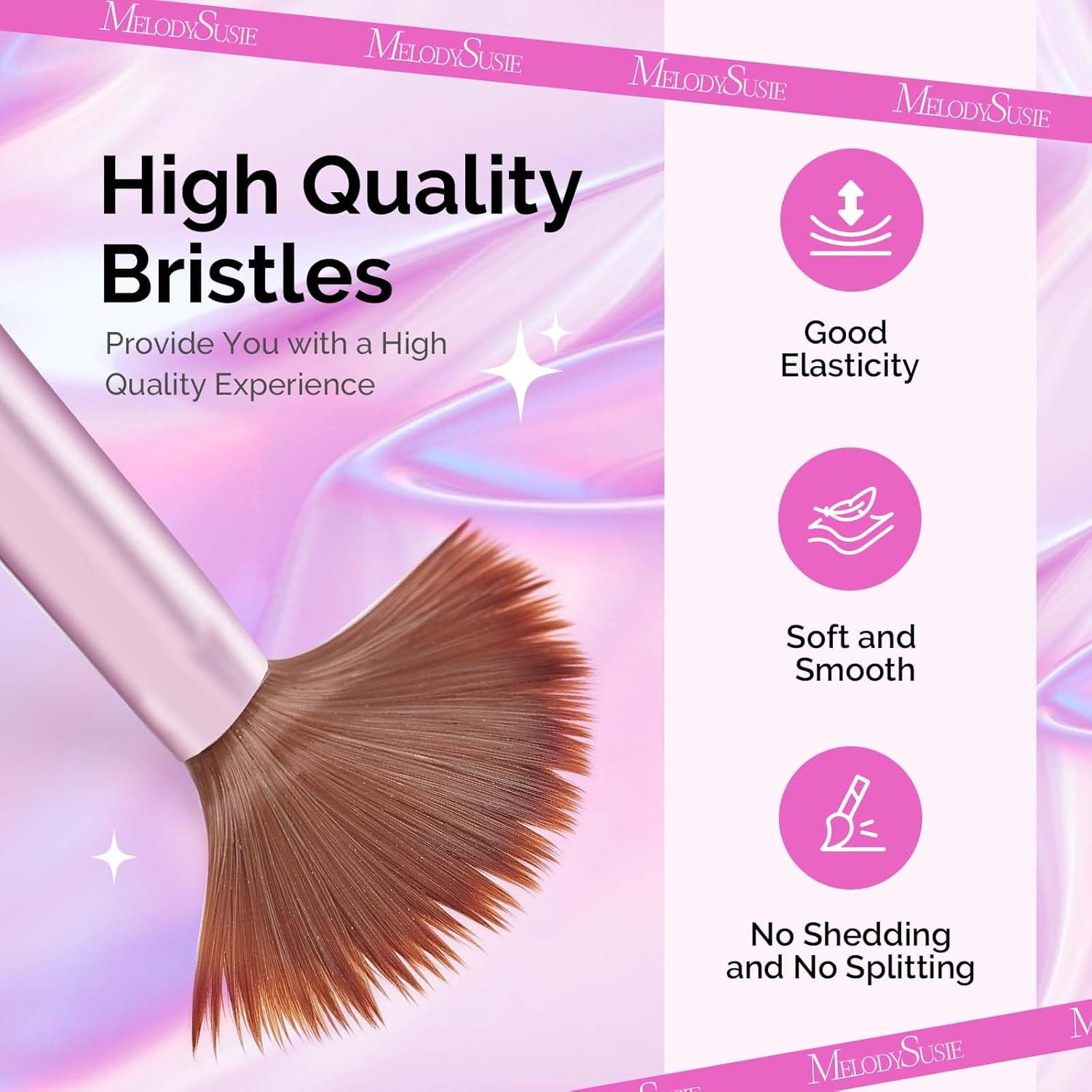 4Pcs Acrylic Nail Brush Set, Size 8/12/14/16 Professional Nail Brushes for Acryl