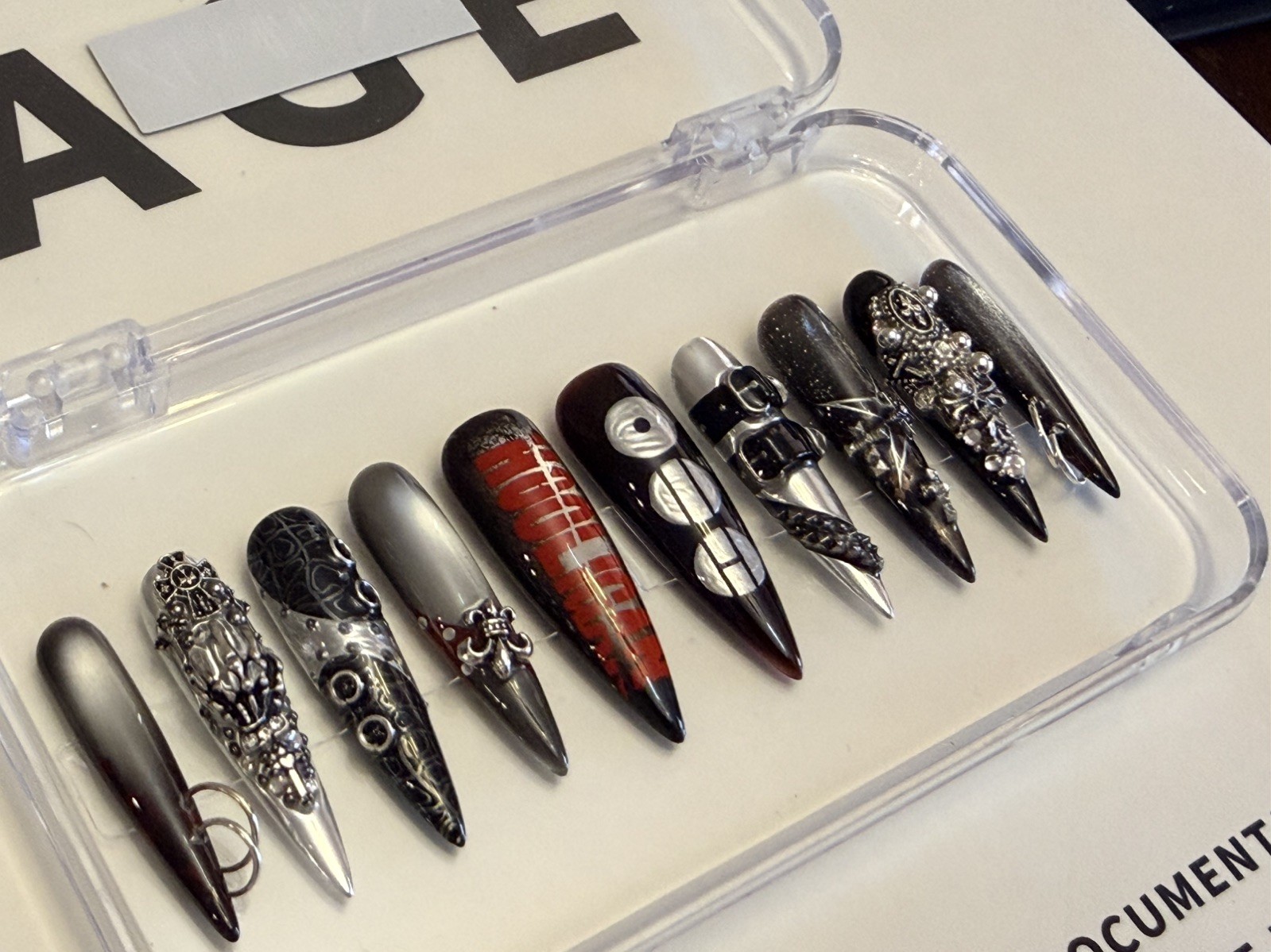 Handmade BTS Arirang Hooligan theme Press On Nails jungkook v Suga rm jhope Jin